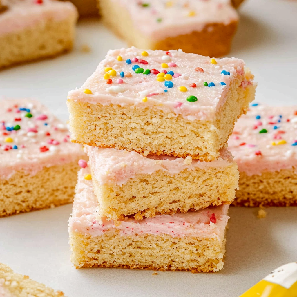 Easy Frosted Sugar Cookie Bars