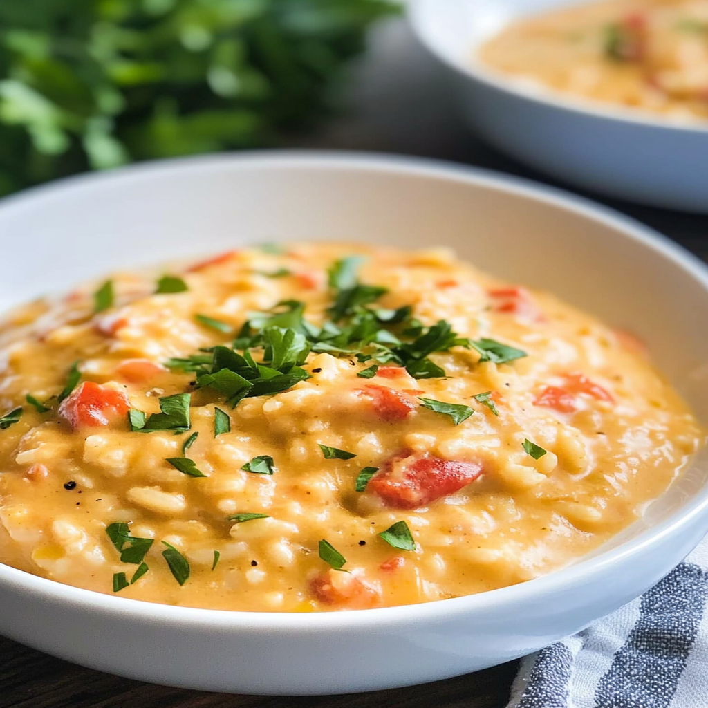 Savory Lobster Bisque Risotto