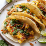 Crispy Cheesy Breakfast Tacos