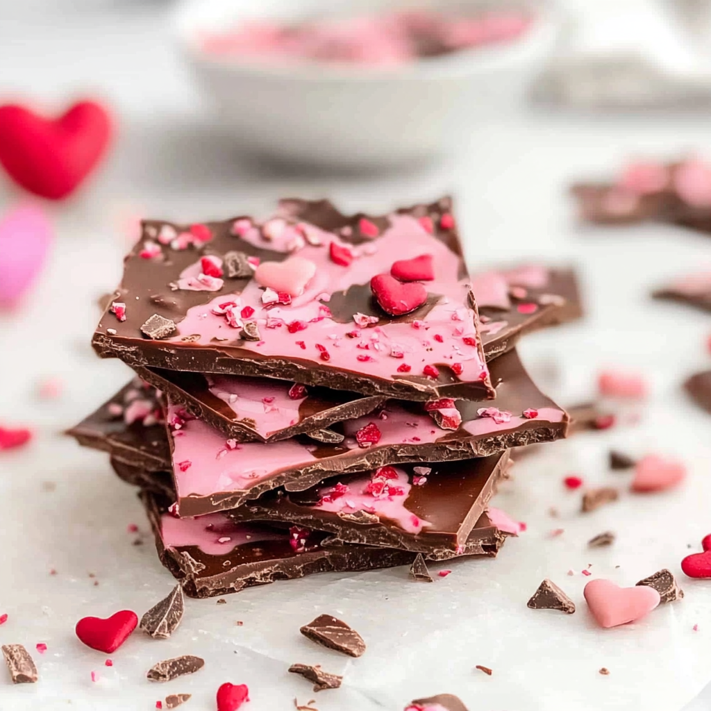 Valentine’s Chocolate Bark