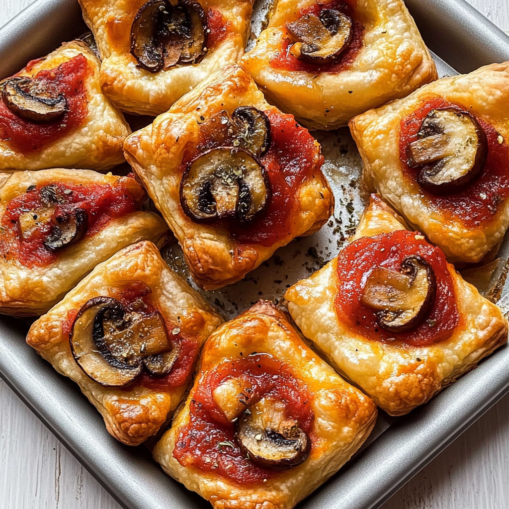 Puff Pastry Pizza Bites