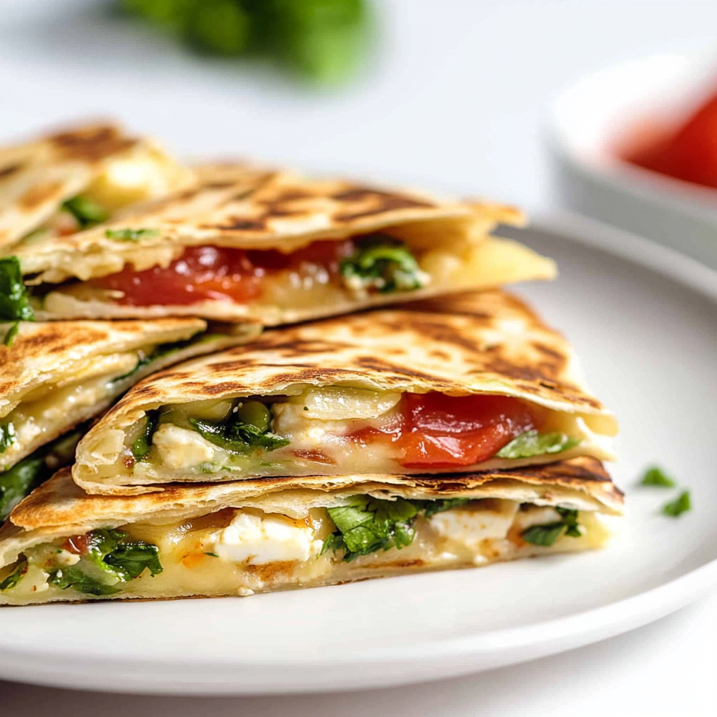 Mediterranean Quesadillas