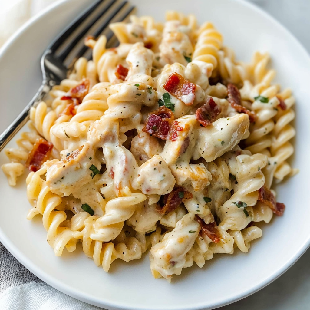 Chicken Bacon Ranch Pasta