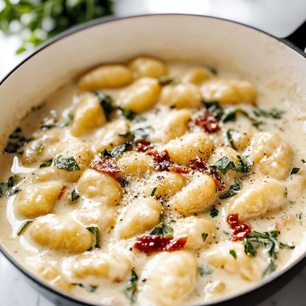 Creamy Tuscan Gnocchi Dish