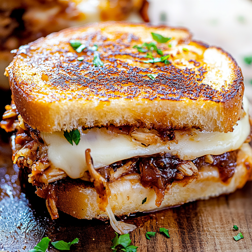 BBQ Chicken Grilled Cheese