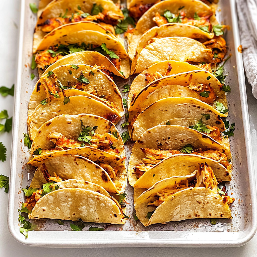 Mini Baked Chicken Tacos