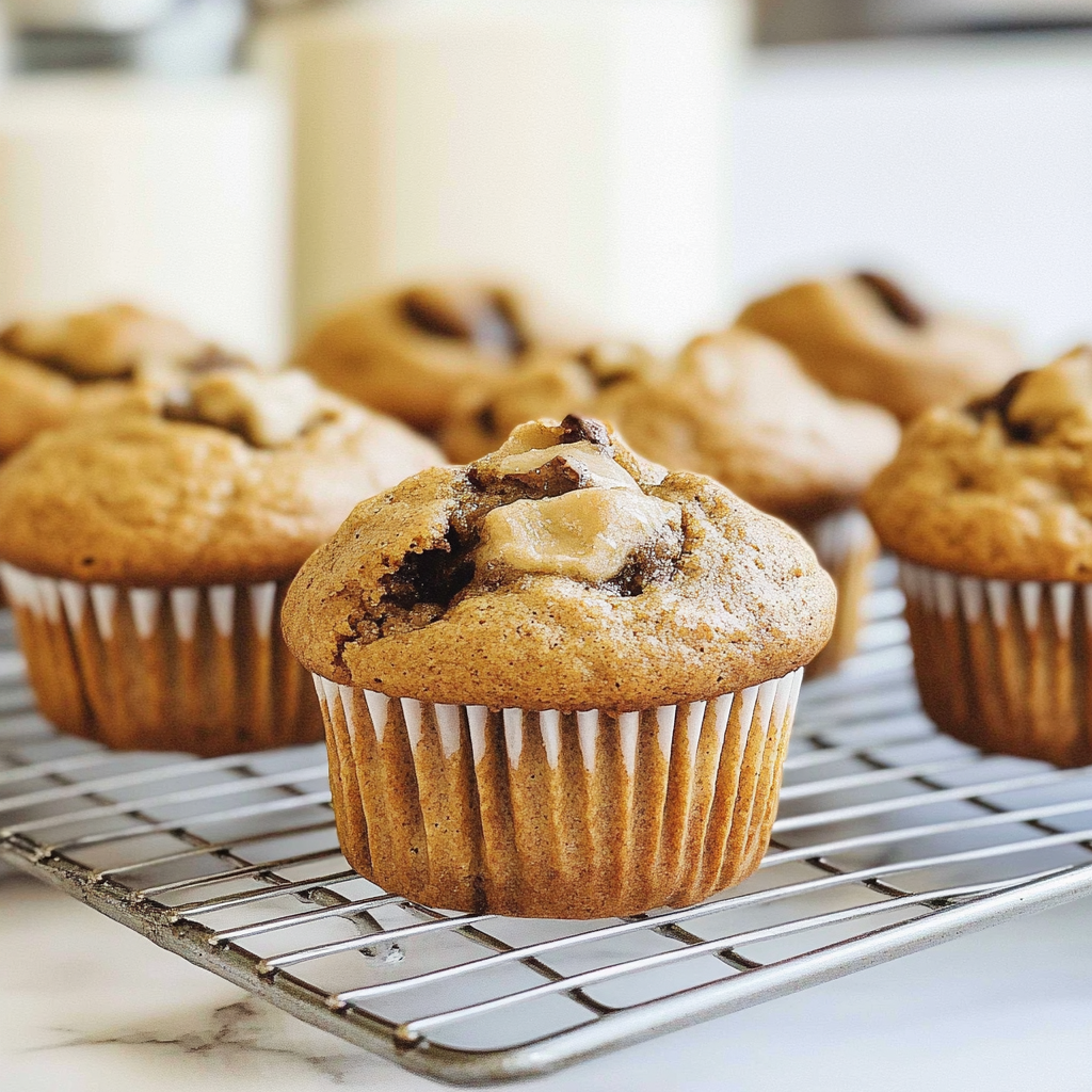 Flourless Peanut Butter Banana Muffins