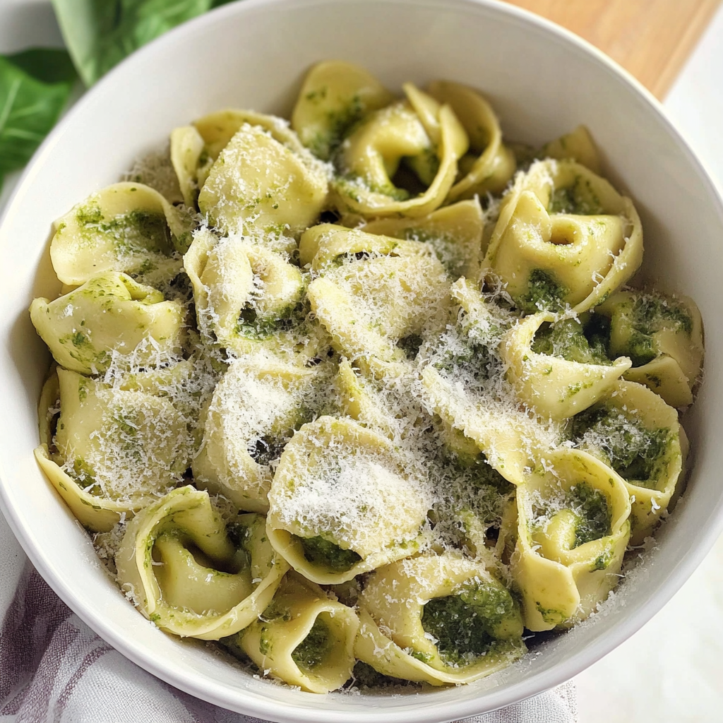 Pesto Tortellini Dish