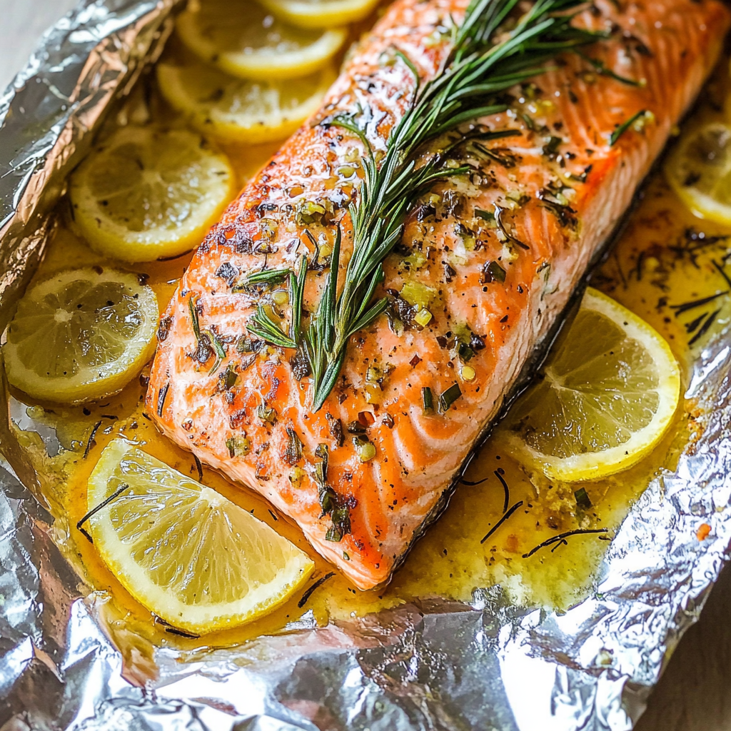 Oven Baked Salmon Dish