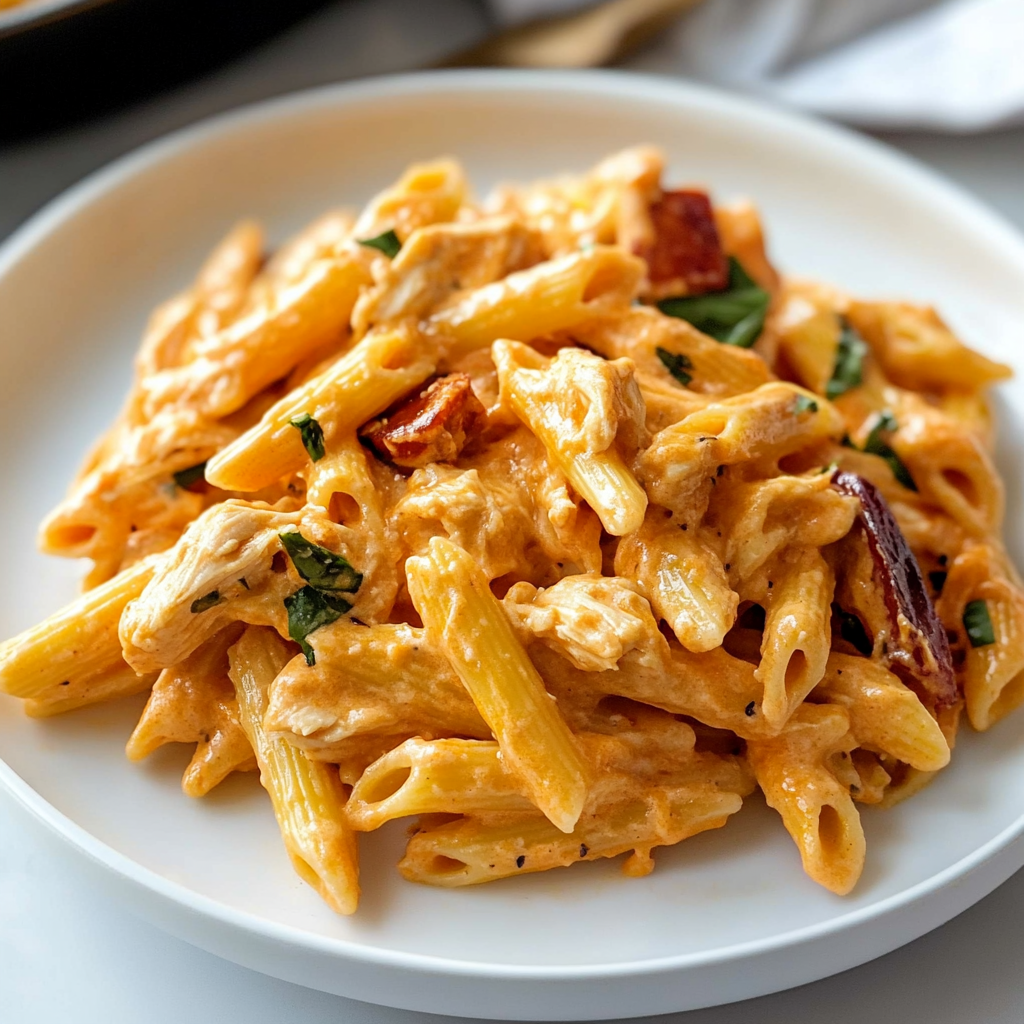 Buffalo Chicken Pasta Dish