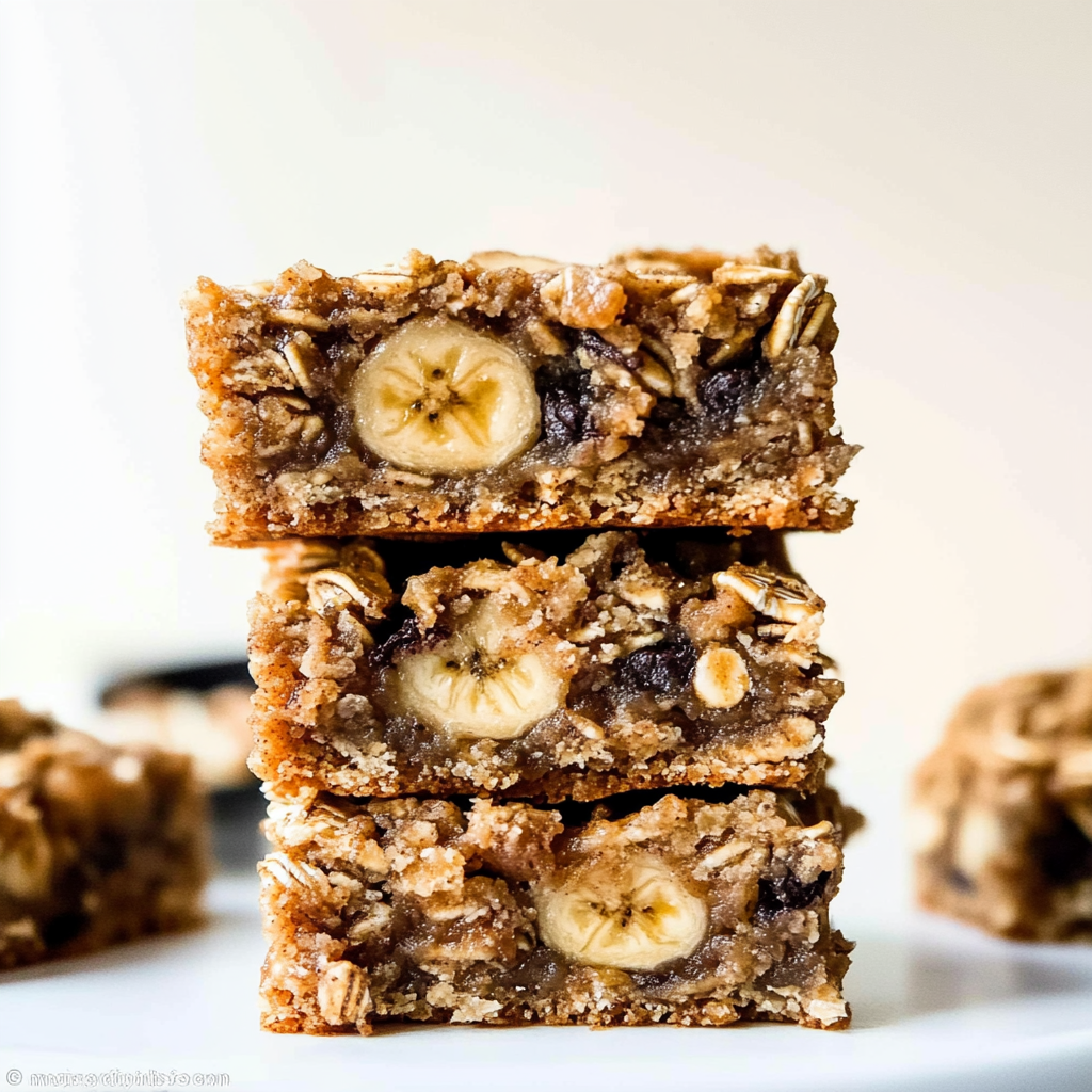 Banana Oatmeal Bars