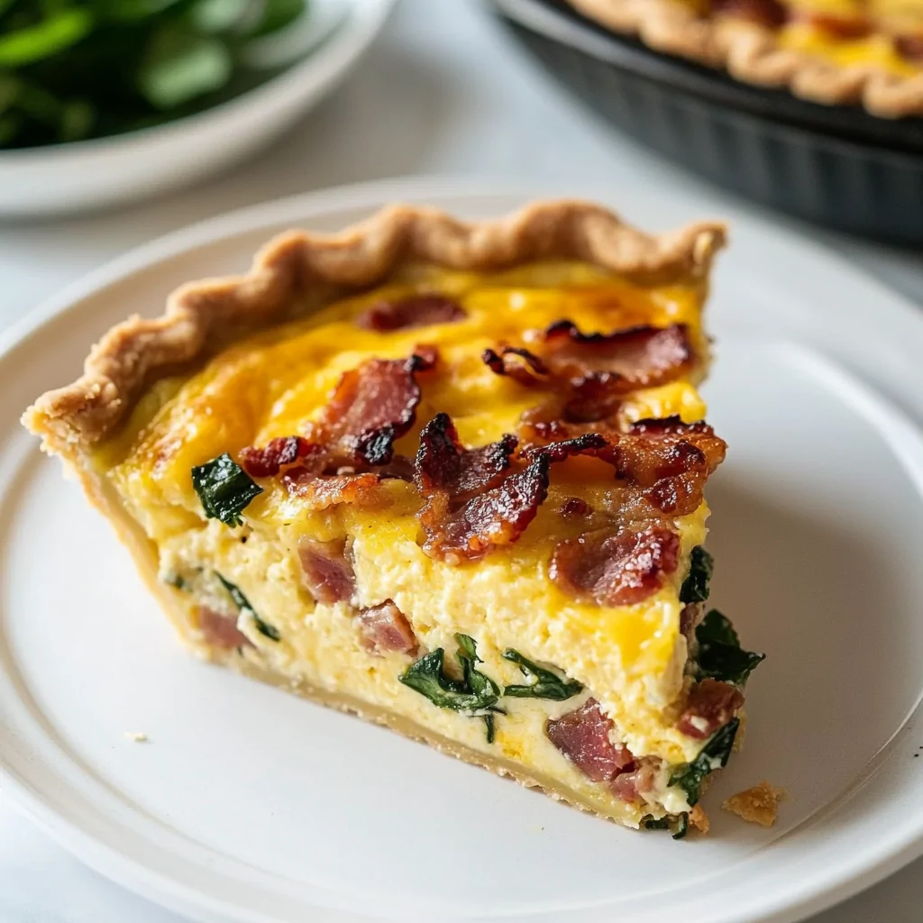 Bacon and Cheese Quiche